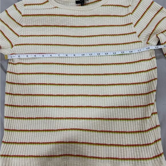 J. Crew Slim Perfect‎ Ribbed T-shirt in Stripe 3X - Picture 5 of 5